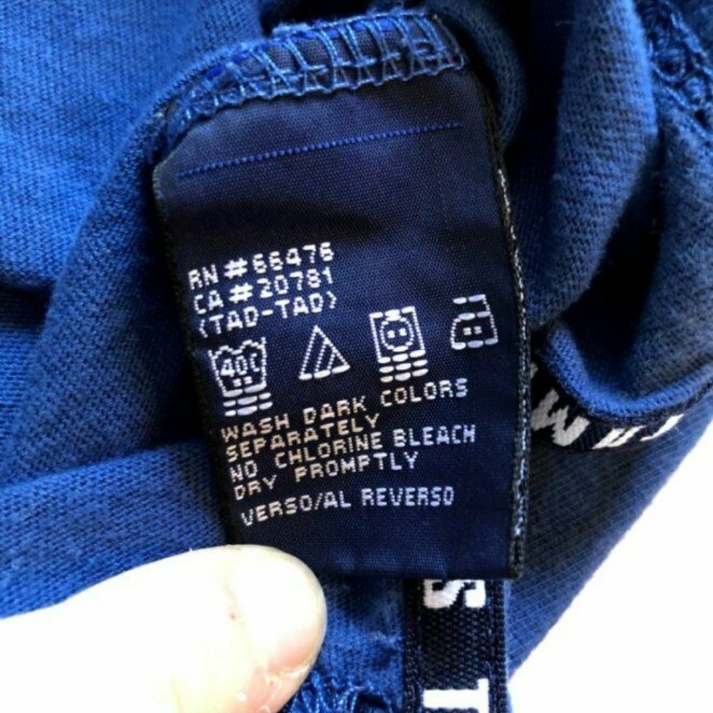 Vintage Tommy Jeans Blue Polo XXL - Picture 5 of 5